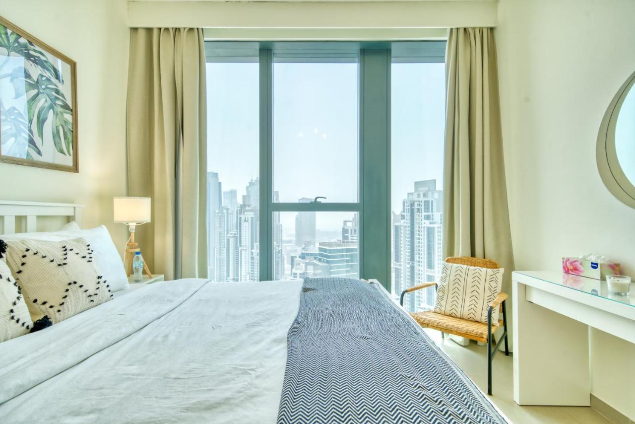 Boho-Chic Cosy 1Br, Minutes To Burj Khalifa Apartment Дубай Екстериор снимка